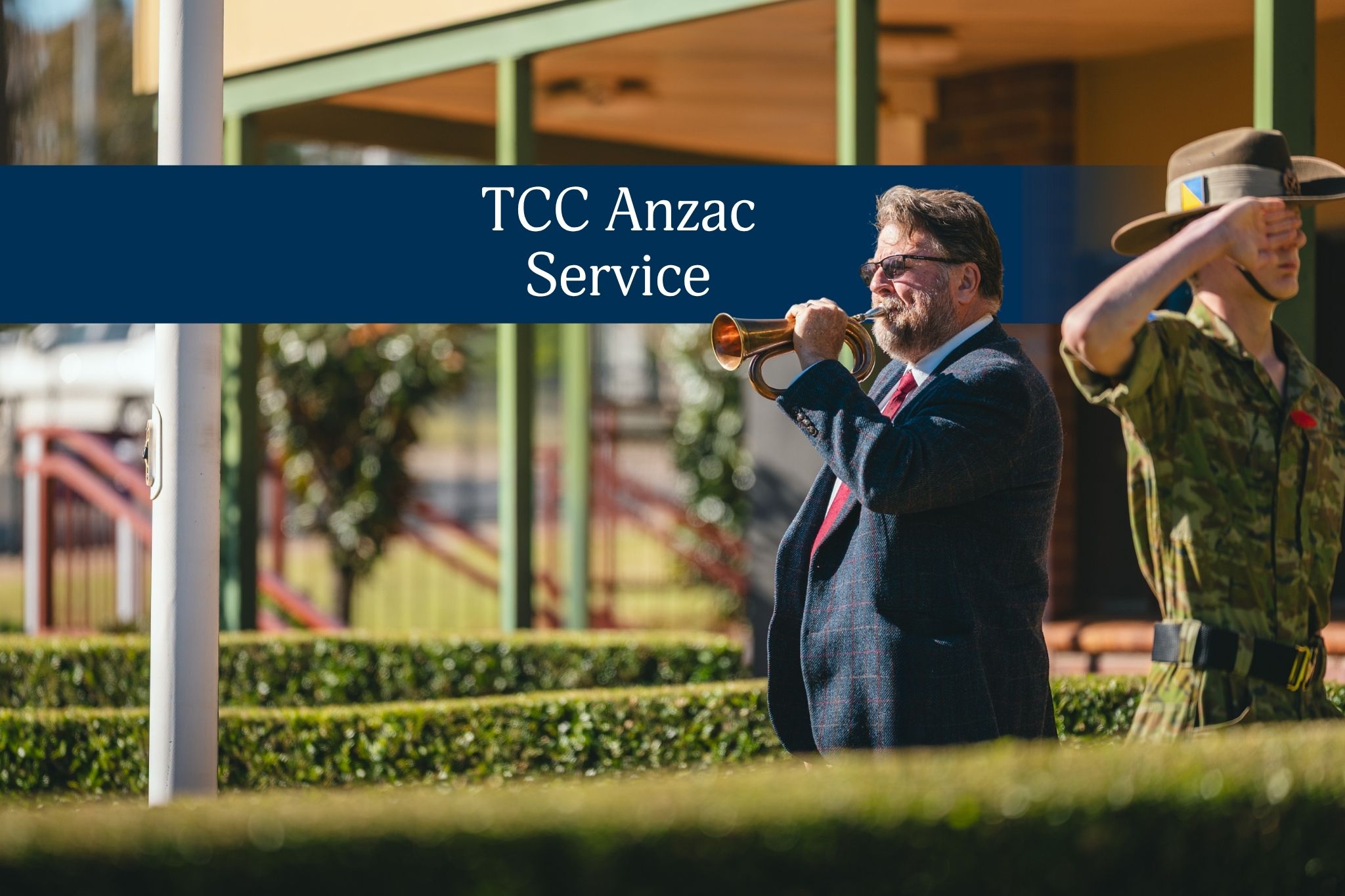 TCC ANZAC SERVICE | Students, staff, and families gathered for the annual TCC Anzac Service this morning.
Guest speaker, Warrant Officer Ryan Barber, delivered the commemorative address as we took a moment to remember those who served and sacrificed.
Throughout the service, students contributed in various ways to pay tribute, from performing in the ensemble, participating in the catafalque party, laying wreaths, leading prayers, or reciting The Ode and the Lord's Prayer.
Together, we remember the sacrifices made by our servicemen and women who fought for our freedom and the role they have played in protecting our way of life.
Lest we forget.