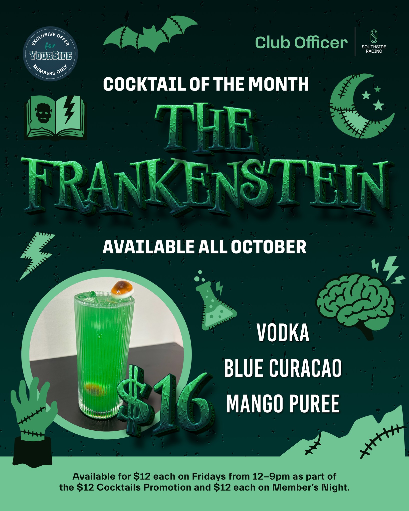 It’s alive! 🧟
We've created a monster just in time for Halloween! 🎃
#SeeYouAtClubOfficer #Restaurant #Sportsbar #Food #YourSide
