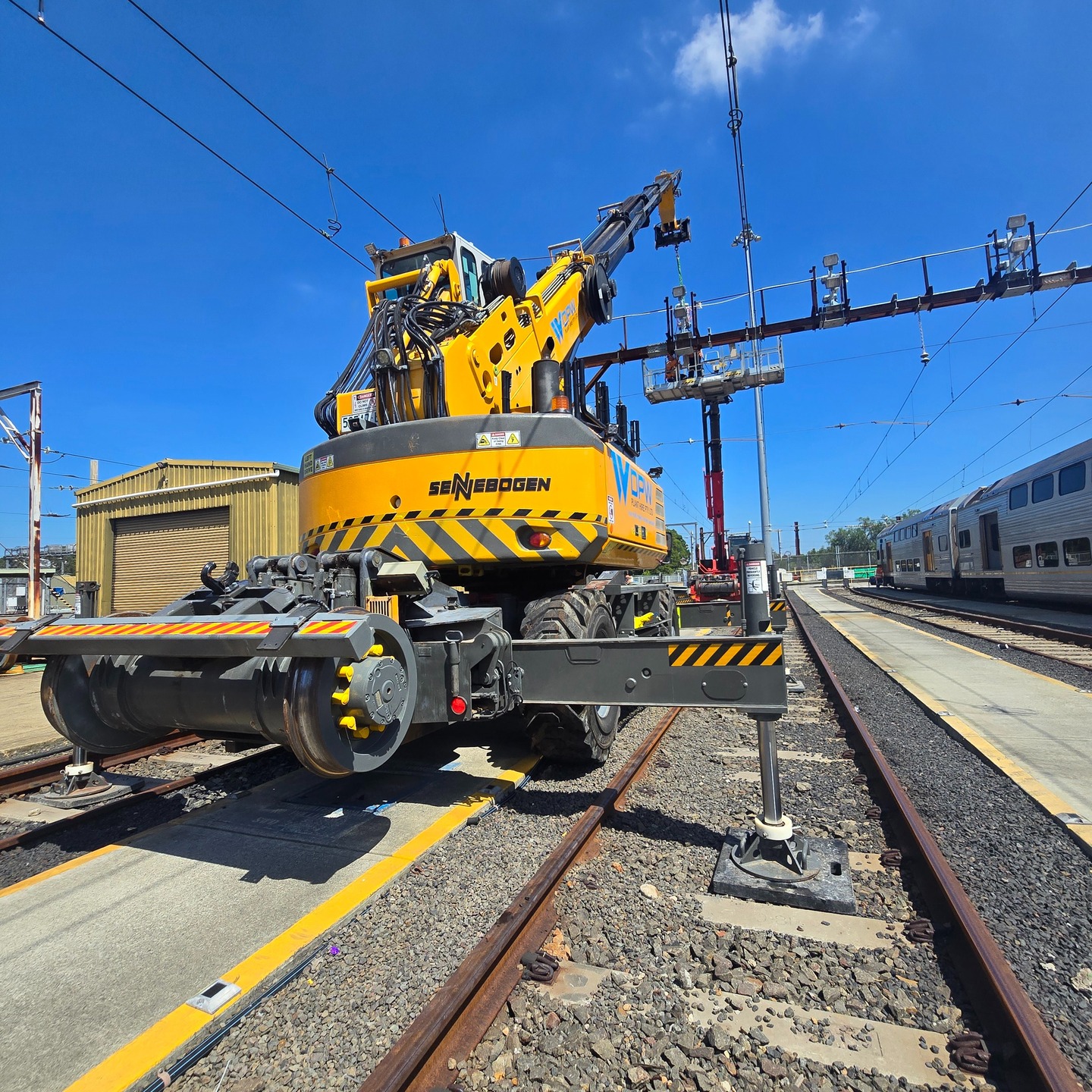 DPW Plant hire has been engaged by Sydney Trains to perform lighting upgrades in the Flemington Maintenance Centre. This is an integral part of the Sydney Trains Network to ensure the safety of their train drivers.
Thank you to Sydney Trains for consistently putting their trust in our team.