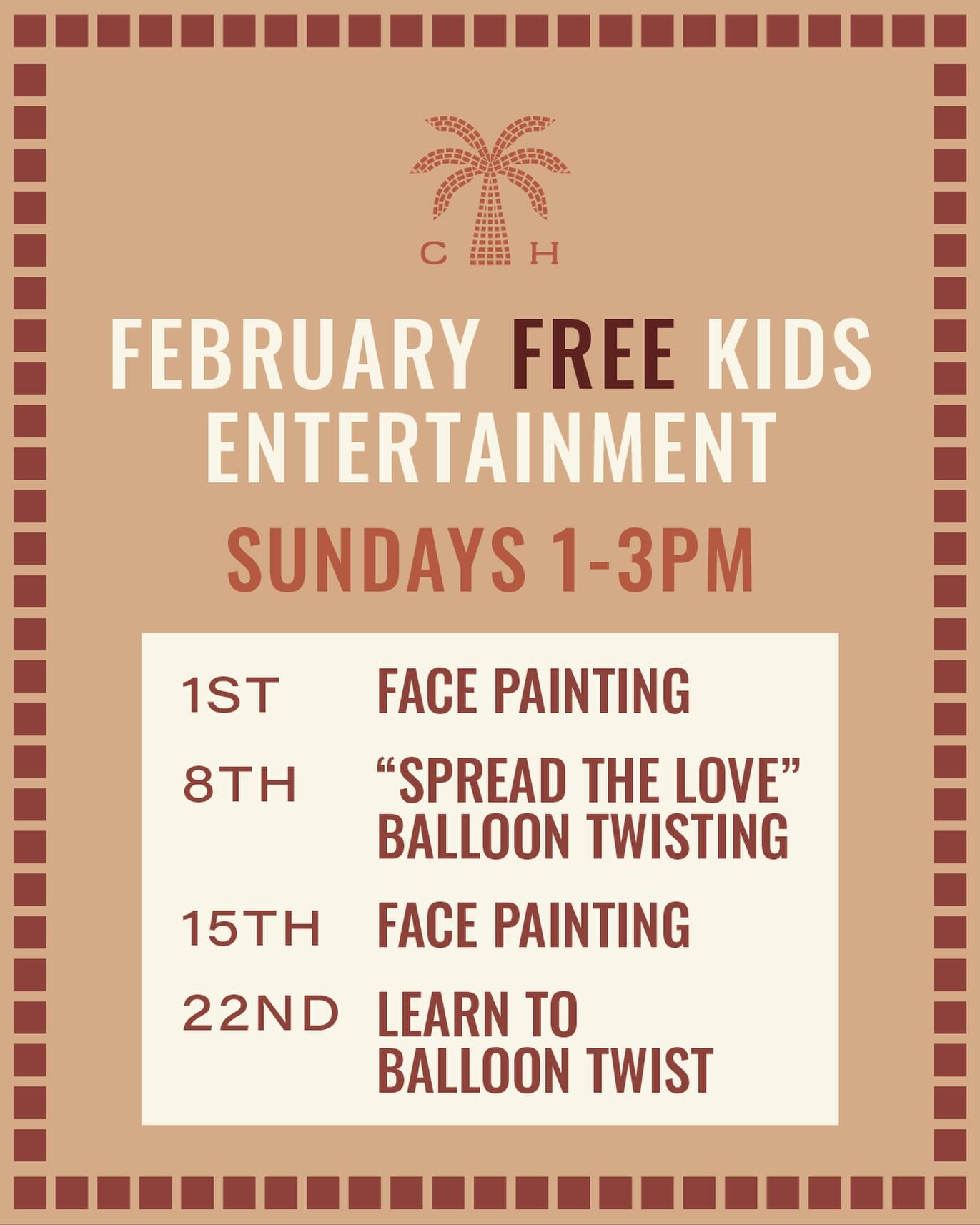 Feb KIDS FUN GUIDE has landed! 🥳
We’ve got a special one on the 8th to celebrate Valentine’s Day with the kids!💕
FREE KIDS FUN EVERY SUNDAY
1-3pm!
📍Corrimal Hotel