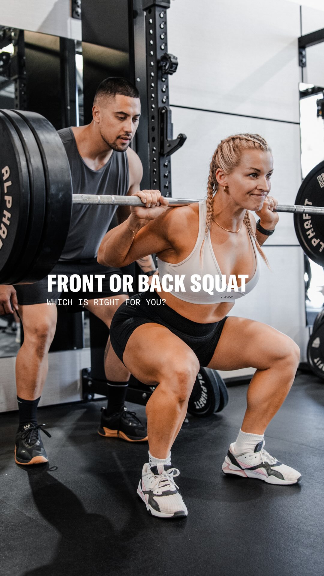 Kellyville 28 Should you front squat or back squat? 💪
This block, you get to choose the squat variation that best supports your goals.
Front squat if you want to build stronger positions, improve depth, stay more upright, and develop carryover into cleans, front rack work, and overhead movements.
Back squat if you love moving heavier loads and want to keep progressing your biggest squat numbers.
There’s no wrong choice. The goal is to choose with intention.
What are you picking for your next LIFT session?