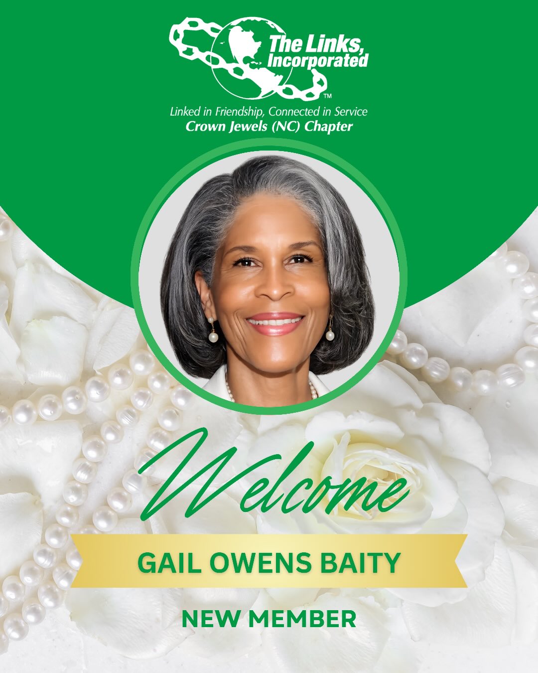 Today, the Crown Jewels (NC) Chapter of The Links, Incorporated proudly welcomed two new members into our cherished chain of friendship, strengthening our legacy of sisterhood and service.
We look forward to the impact their talent, leadership, and commitment will have on our chapter and the communities we serve.
#crownjewelslinks #salinksinc #linksinc #FriendshipAndService
#LinkedInFriendshipConnectedInService