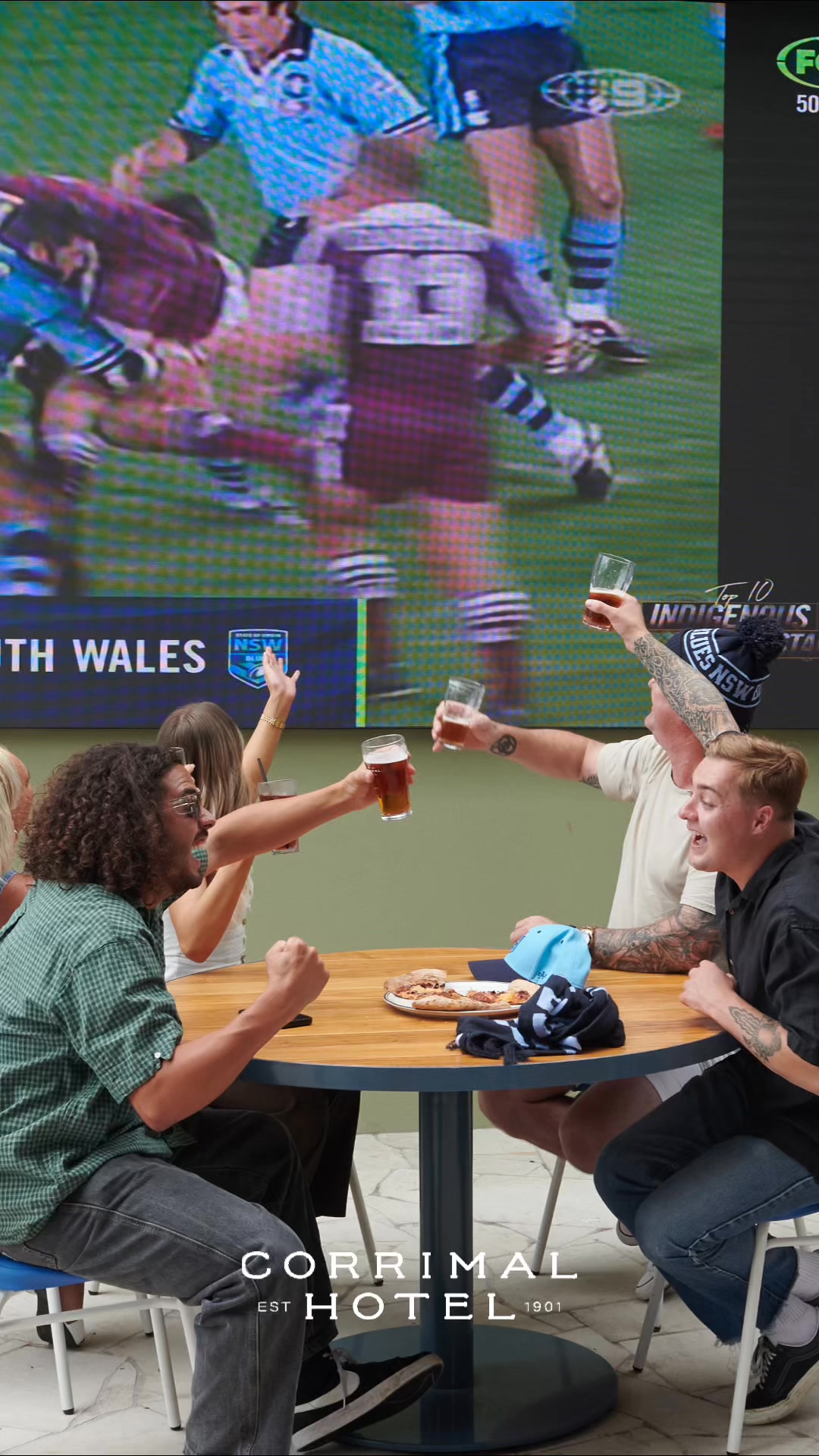 LOVE LIVE SPORT?
Us too! Join us for all the big games LIVE & LOUD at Corrimal Hotel.