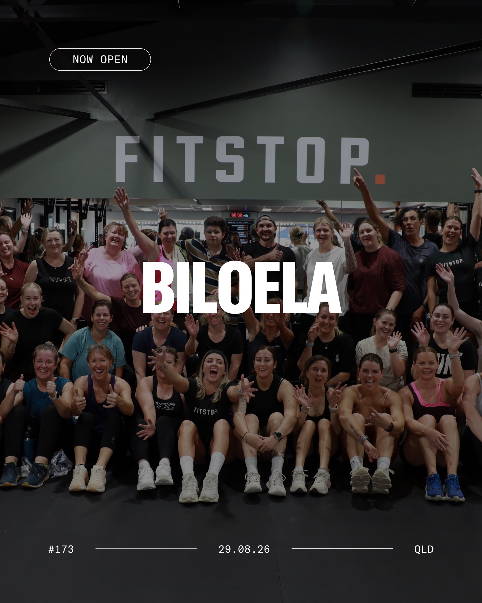 Manuka 14 Biloela, you showed up! Over 150+ locals joined us for an unforgettable open day. Between two jam-packed session, a live DJ, jumping castle, and lucky door prizes, the energy was unstoppable.
This marks our 173rd studio globally, and we couldn’t be prouder to bring Fitstop to central Queensland. Huge congrats to Holly, Jodie and the coaching team! You’ve built something truly special, and you’re about to transform lives of so many people, one session at a time 💪
Welcome to the family, @fitstop_biloela!