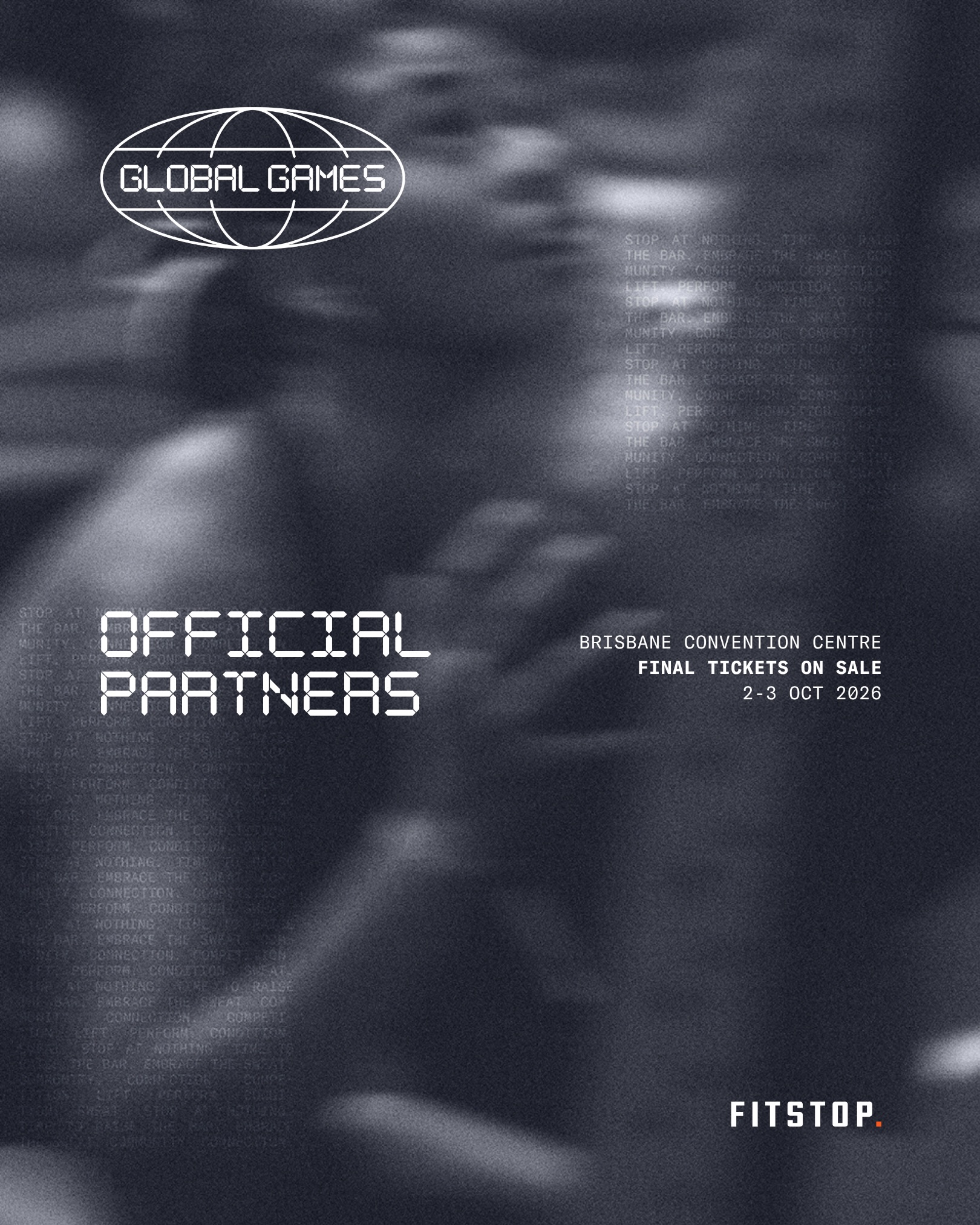 News & Insights 18 Just when you thought Global Games couldn’t get any better 🤘
We’re proud to welcome the official partners backing this year’s event and helping us bring our biggest competition weekend to life.
@lskd @subway_australia @pillarperformance @alphafit_aus @concept2au @brooksrunning @evaairau
The countdown is on and final tickets remain. Link in bio to grab yours now.
Global Games Brisbane | 2-3 Oct