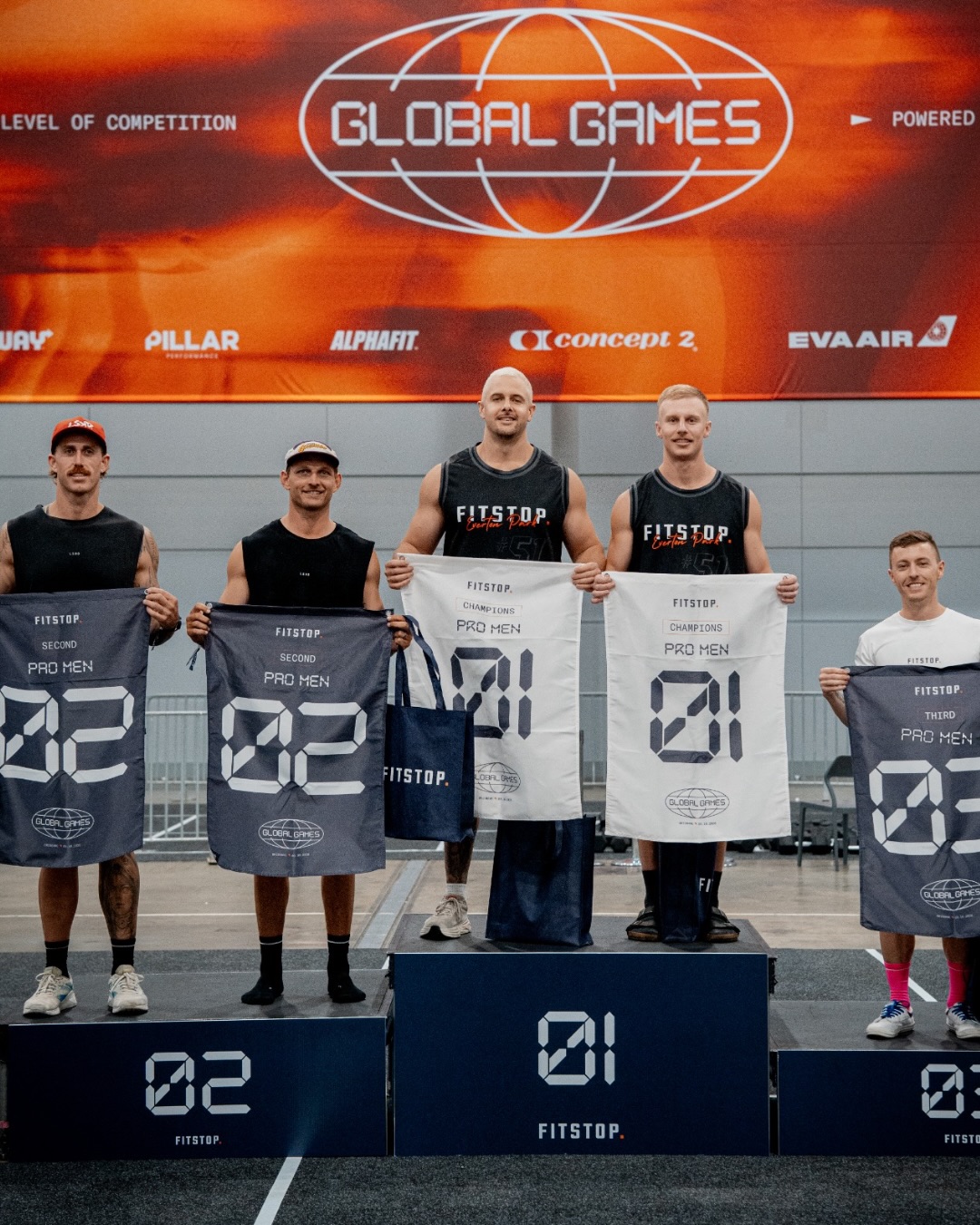 News & Insights 14 YOUR GLOBAL GAMES 2026 WINNERS🏆
ALL STAR WOMEN
🥇 Fitstop New Plymouth — Livi Obern & Solai Ehrhorn
🥈 Poonies (Fitstop Yeppoon) — Isabelle Marxsen & Zoe Robinson
🥉 Here for the Burpees (Fitstop Slacks Creek) — Mallory Josephson & Audur Vignisdottir
ALL STAR MEN
🥇 Snatch Daddies — Joshua Macaulay & John Matters
🥈 Fitstop Wynnumwut (Fitstop Wynnum) — Daniel Marshall & Mark Smith
🥉 Giving It a Go — John Watt & Fabio Guardala
ALL STAR MIXED
🥇 SELLA (Fitstop Everton Park) — Ella Micalizzi & Sean Fowlie
🥈 We Peaked When Petrol Was 50c (Fitstop Nundah) — Rob Lloyd & Davina Donovan
🥉 Come On Sophie! (Fitstop Mascot) — Sophie Carrington & James Robinson
PRO WOMEN
🥇 She’ll Be Reps (Fitstop Morayfield) — Chloe Wanless & Alysha Steel
🥈 The Dawgs (Fitstop Caloundra) — Casey Wilkinson & Miranda Thomsen
🥉 Graceandgrit (Fitstop Jindalee) — April Dunn & Kourtnee Baird
PRO MEN
🥇 FS Everton Park — Jason Coben & Jake Sasse
🥈 Full Noise (Fitstop Morayfield) — Zac Wanless & Brodie Lovell
🥉 Registered Flex Offenders (Fitstop South Toowoomba) — Dale Smith & Jason Nicholas
PRO MIXED
🥇 HSQ Big G and Big C (Fitstop Northside Squad) — Cassie Ioannou & Gino Allen
🥈 Gympie Grit (Fitstop Gympie) — Daniel Mckay & Tilly Blunden
🥉 Smashgrove (Fitstop Ashgrove) — Bill Kruip & Shona Lynch
What a competition. What a day. Congratulations to every athlete who stepped onto the Global Games floor 🔥